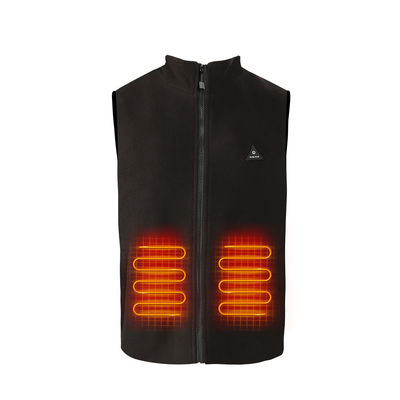 Extérieurs de laine polaire de chauffage investissent Gilet 100% passionné des hommes de polyester