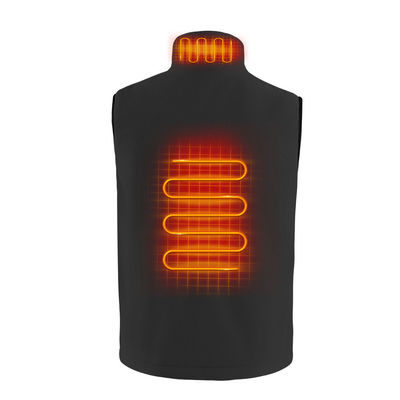 Extérieurs de laine polaire de chauffage investissent Gilet 100% passionné des hommes de polyester