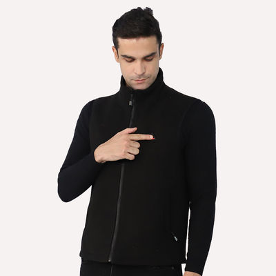 Extérieurs de laine polaire de chauffage investissent Gilet 100% passionné des hommes de polyester