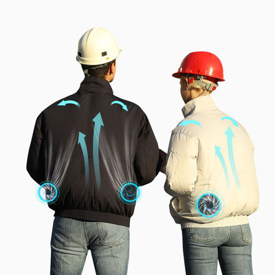 Les travailleurs aèrent la veste conditionnée de climatisation de protection de Sun de veste de costume