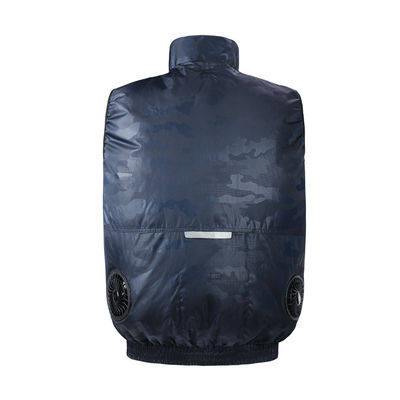 Gilet frais à piles de refroidissement de gilet de fan réglable de vitesse pour le temps chaud