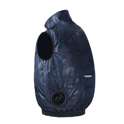 Gilet frais à piles de refroidissement de gilet de fan réglable de vitesse pour le temps chaud