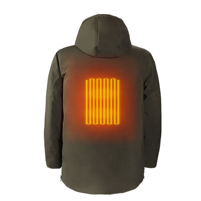 Vêtements chauffants pour hommes Vêtements chauffants personnalisés Vêtements électriques à coque souple imperméable à l'eau Vêtements de travail hiver