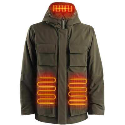 3 Vêtements d'hiver chauffants réglables en température 100% polyester Vêtements de snowboard chauffants