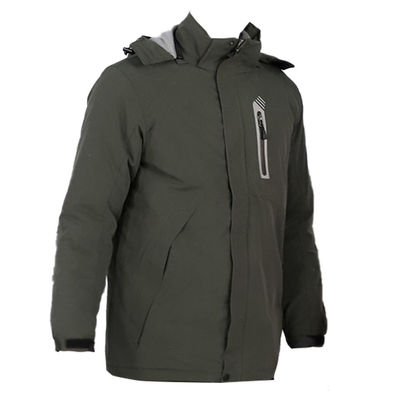 Coupe-neige, coupe-vent, manteau électrique, chaud, polyester, veste de coton chauffée, avec capuchon