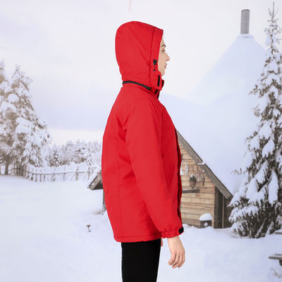 Vêtements d'hiver chauffés sur mesure à l'aide d'une boîte à chauffage à batterie électrique Vêtement de chasse chauffé avec batterie 7,4 V
