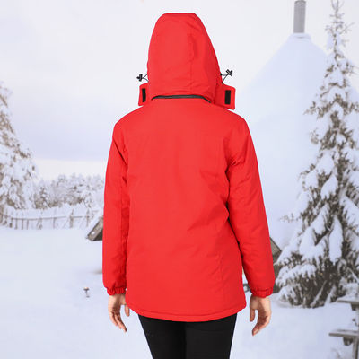 En hiver, chauffage à batterie, manteau chauffant, vêtements chauffants, chauffage électrique, veste en capuchon