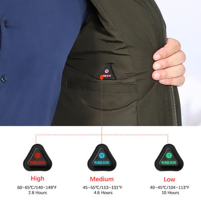 Manches complètes Jackets chauffants rechargeables pour hommes Jacket chauffant électrique