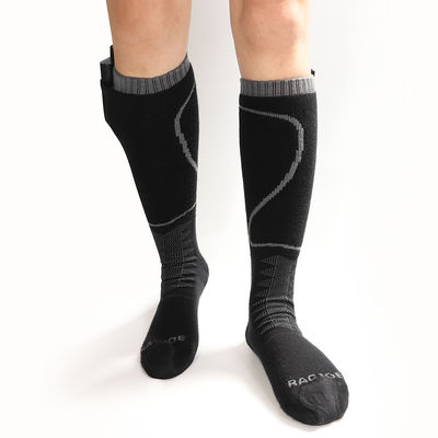 La batterie élastique a chauffé des chaussettes pour les chaussettes passionnées électriques rechargeables des hommes