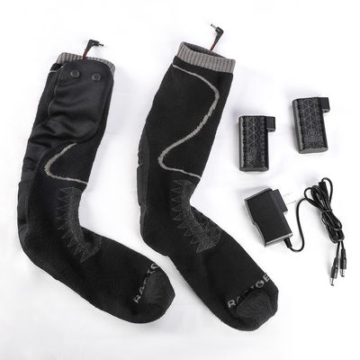 La batterie élastique a chauffé des chaussettes pour les chaussettes passionnées électriques rechargeables des hommes