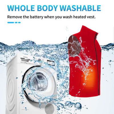 réchauffeur passionné du corps Gilet des hommes passionnés rechargeables de 55C 5V Smart