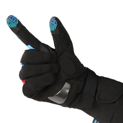 Gants de chauffage à piles passionnés rechargeables protégeant du vent des mitaines 2600mAh