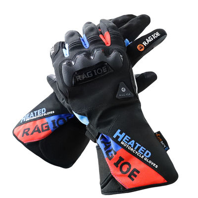 Gants de chauffage à piles passionnés rechargeables protégeant du vent des mitaines 2600mAh