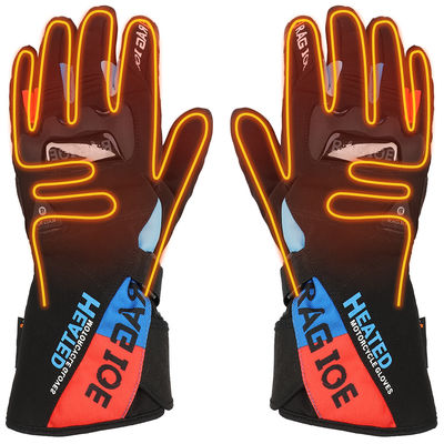 Gants de chauffage à piles passionnés rechargeables protégeant du vent des mitaines 2600mAh