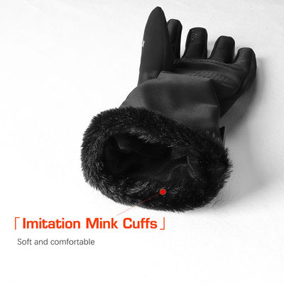 La batterie rechargeable électrique mince de la température réglable a chauffé les gants passionnés de pêche de glace de taille des gants un