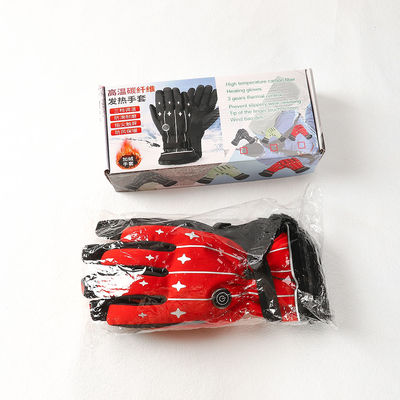 La batterie extérieure de l'équitation 4000mAh d'hiver a chauffé les femmes passionnées rouges de mitaines de gants d'hiver
