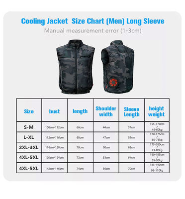Gilet de refroidissement de protection de Sun de gilet conditionné par air de ventilateur de gilet d'été pour la pêche de construction