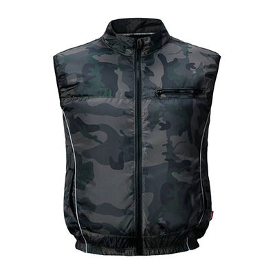 Gilet de refroidissement de protection de Sun de gilet conditionné par air de ventilateur de gilet d'été pour la pêche de construction