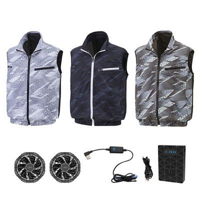 USB chargeant la veste de refroidissement de gilet du gilet 10050mAh à C.A. pour l'été