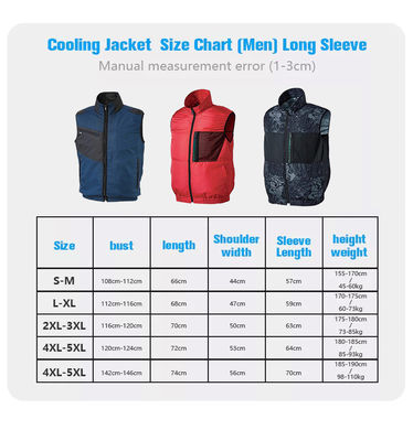 Gilet froid de refroidissement du gilet 7.2V d'été de protection solaire pour le temps chaud