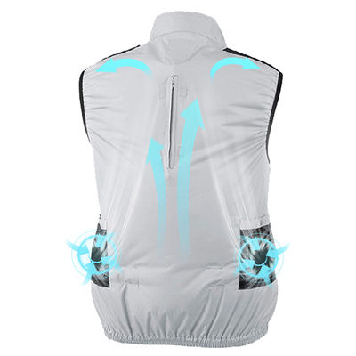 L'air mince de PSE a conditionné le gilet de refroidissement à chemise avec 2 fans