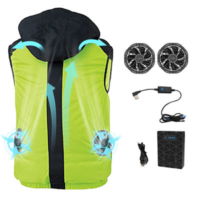 Le gris 3XL Aircon vêtx le costume de travail conditionné par air de protection solaire