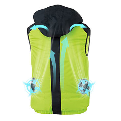 Le gris 3XL Aircon vêtx le costume de travail conditionné par air de protection solaire