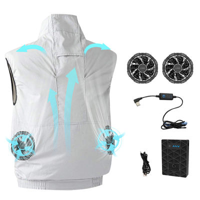 L'air de refroidissement du gilet 5V USB de fan d'intérieur conditionné vêtx à séchage rapide
