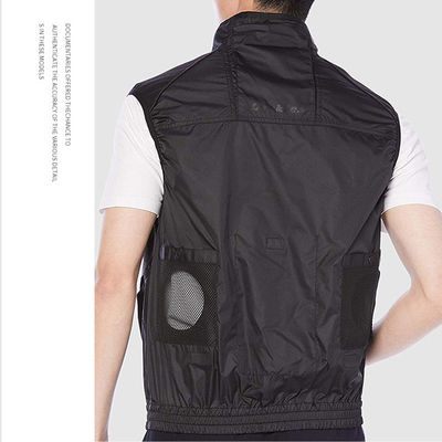 Gilet de refroidissement d'été avec le refroidissement à l'air de 2 fans de 5V USB Gilet avec des fans