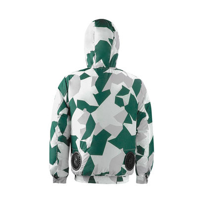 Manteau conditionné par air de polyester de climatiseur de T-shirt de fan de ROHS
