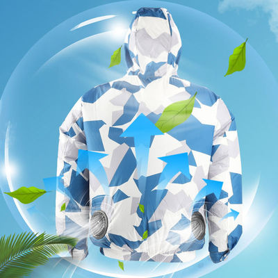 Les femmes Sun rendent le manteau conditionné résistant par air d'OEM de veste de ventilateur