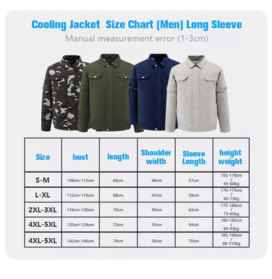 Veste de moto à C.A. de polyester d'OEM veste de vélo conditionnée par air de 5 volts