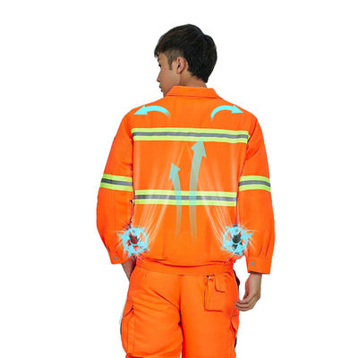Veste réfléchie de ventilateur pour le contrôle de vitesse 3 à piles de femmes des hommes