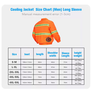 Veste réfléchie de ventilateur pour le contrôle de vitesse 3 à piles de femmes des hommes