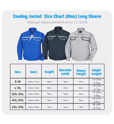 Le bleu marine léger unisexe de manteau de climatisation a adapté aux besoins du client