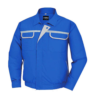 Le bleu marine léger unisexe de manteau de climatisation a adapté aux besoins du client