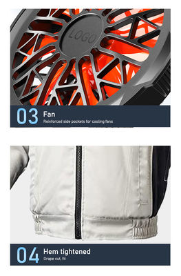 L'air protecteur d'ODM Sun a conditionné le gilet de refroidissement rechargeable de manteau