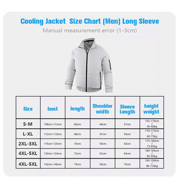 4XL a tricoté l'air a conditionné la veste de refroidissement respirable à C.A. de chemises