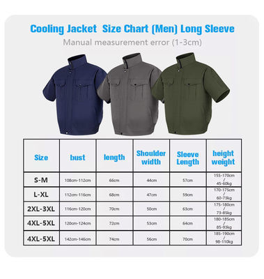 Chemise personnelle de refroidissement de climatiseur de la chemise XXXL de fan de Turbo pour l'agriculture