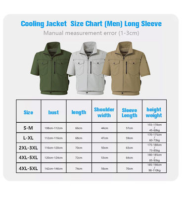chemise de refroidissement à C.A. des chemises 8.4V de climatisation de circulation fraîche d'air frais