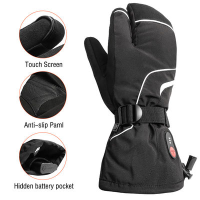 7.4V Ski Gloves Battery Operated Gloves de chauffage électrique rechargeable pour la chasse extérieure d'hiver