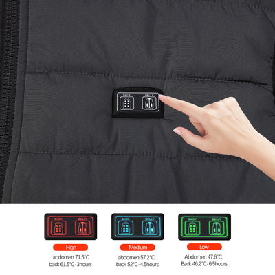 OEM Vêtements chauffants électriques à infrarouge lointain Veste chauffante rechargeable pour hommes