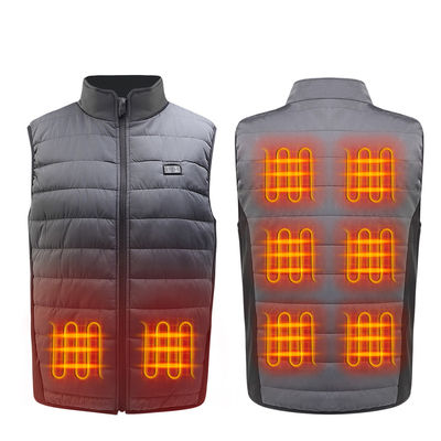 La FCC capitonnée passionnée électrique d'OEM USB Gilet a chauffé le gilet à piles