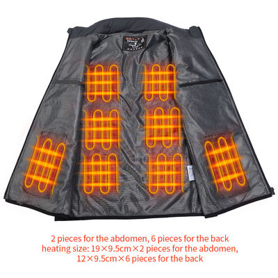Gilet de chauffage à piles de gilet passionné extérieur en worsted d'OEM