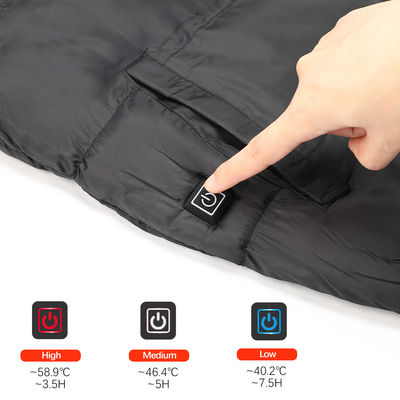 Le chauffage 5 répartit en zones le gilet passionné rechargeable passionné extérieur du gilet 5V