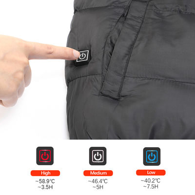 l'Usb électrique de gilet de 50C 60C de courant ascendant unisexe à piles de réchauffeur a chauffé Gilet