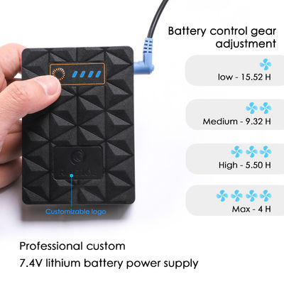 fan de costume de climatisation de la fan 6700mAh de refroidissement à chemise 12V