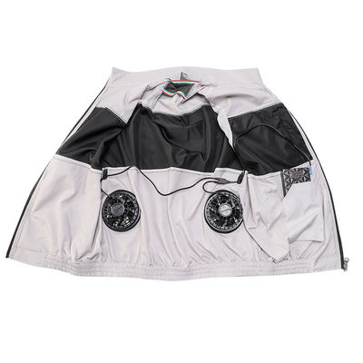 Gray Black Cooling Fan Vest léger S/M/L/XL/XXL/XXXL Optinal avec la batterie 6700mAh