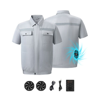 veste de refroidissement par évaporation de ventilateur du gilet 4.56W avec la batterie 6700mAh