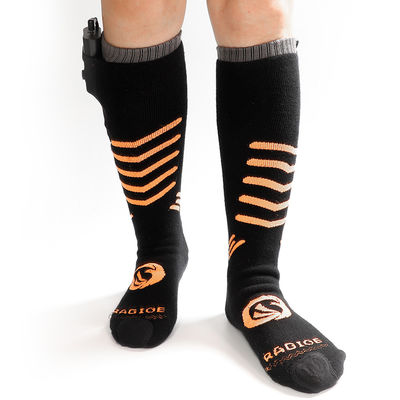 Chaussettes chauffantes à piles rechargeables 2600mAh Chaussettes chauffantes à piles pour hommes femmes